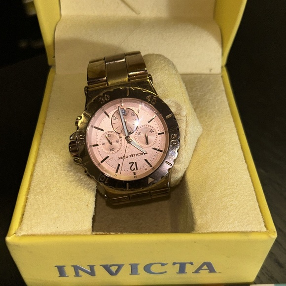 🔥Michael Kors Bradshaw Oversized Rose Gold Watch MK5314 Classic Stainless Steel - Picture 5 of 7